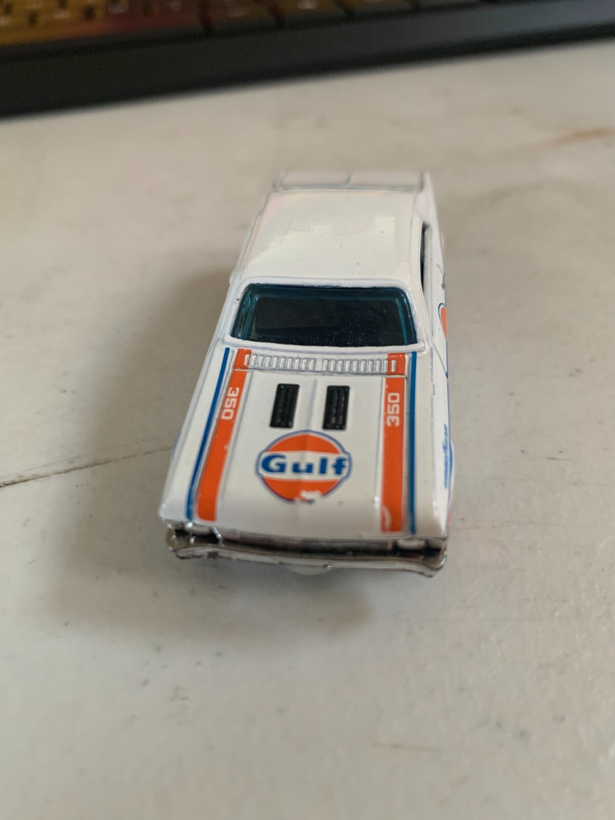 Hot Wheels 1968 Chevy Nova Gulf Gas Logo 1:64 Scale Diecast Car