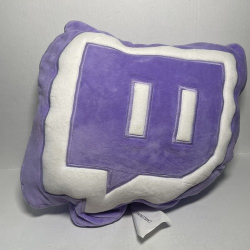Purple Twitch Logo Plush Pillow Glitch | eBay
