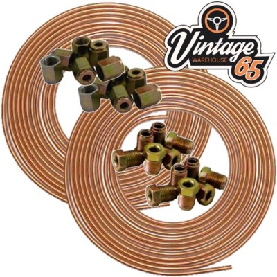 Buy DSS Equipment 3/16 Brake Line Kit (25ft) & Flare Nuts online
