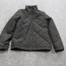 Raima Jacket Youth 9 Black Coat Quilted Long Sleeve Outdoor Full Zip Kids