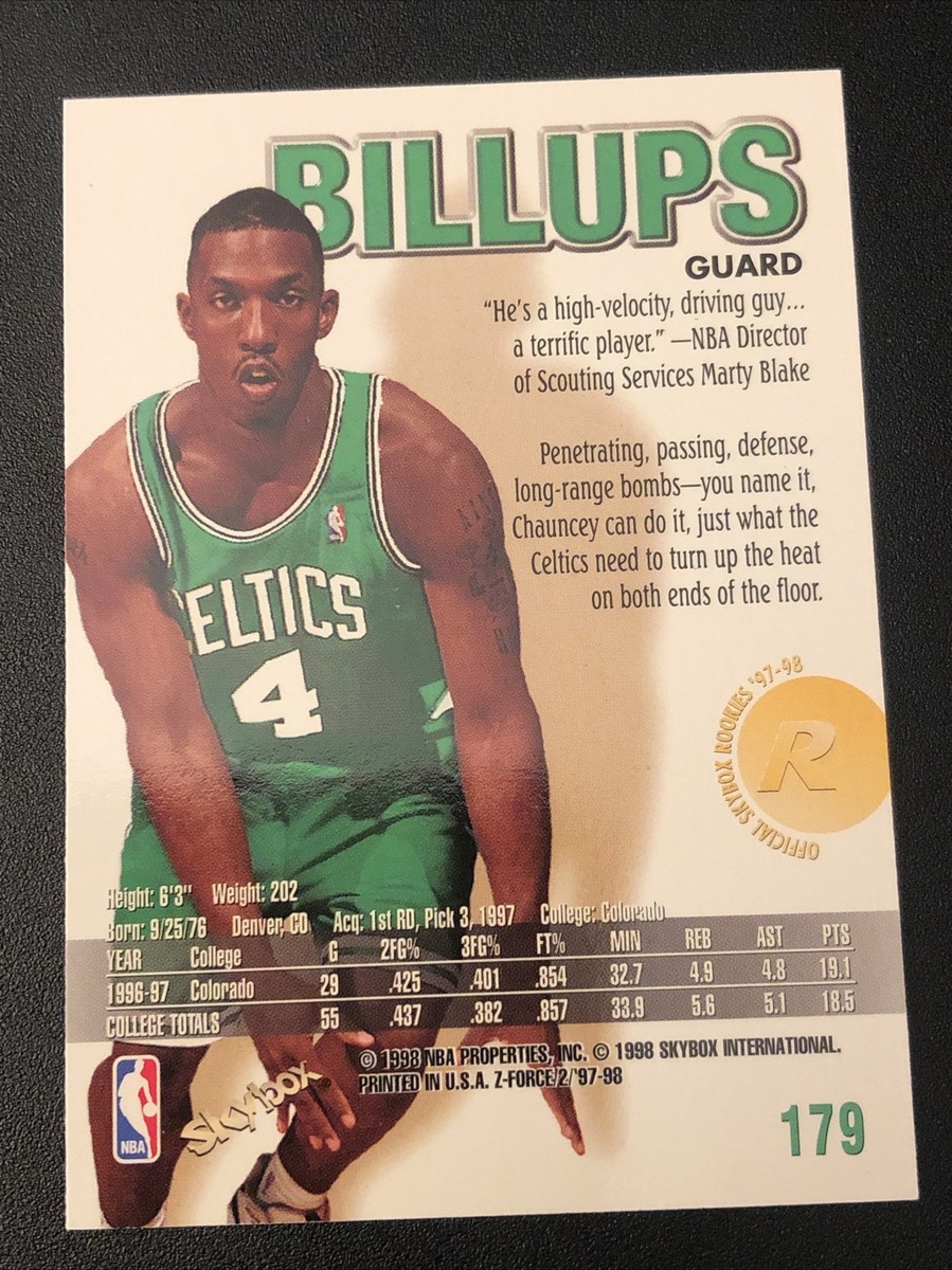 1997-98 Skybox Z Force Chauncey Billups Rookie #179 | eBay