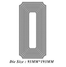 Metal Cutting Dies Frame Scrapbooking Photo Album Decorative Embossing Crafts