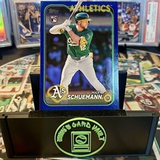 2024 Topps Update Max Schuemann #US220 - rookie card - Blue - Oakland Athletics