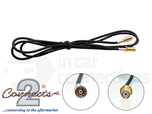 DAB Radio Antenne Verlängerungskabel 1M SMA Buchse auf SMB Buchse im Auto CT27AA124 - Bild 2 von 5