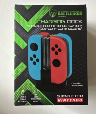 Battletron Nintendo Switch Joy-Con Controller Ladestation 4 Fach NEU OVP