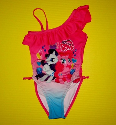 My Little Pony Rarity Pinkie Pie 1 Piece Pink Swimsuit 2t Ebay