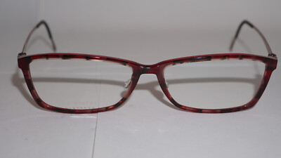 LINDBERG Eyeglasses Red Transparent Titanium 1152 AF09 54 14 135