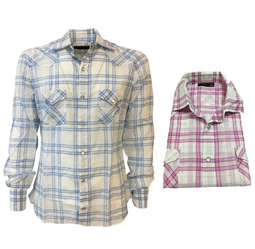 Men's Shirts Sheer BARBA NAPOLI Poppers 