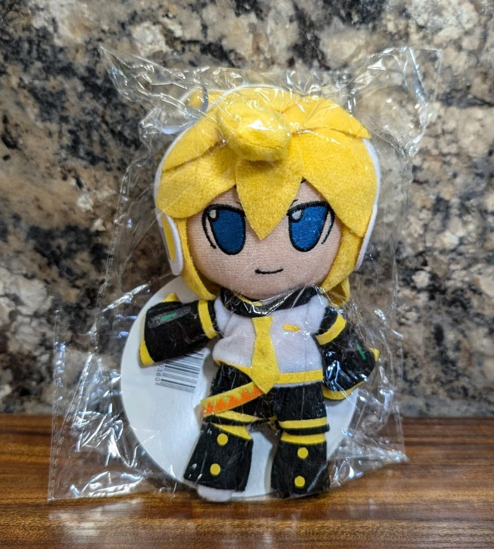 Nuevo con etiquetas Kagamine Len Nendoroid Plus Mini Peluche de Succión Vocaloid Regalo