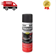 Black Automotive Truck Bed Liner Coating Spray Paint Trailer Floor Protector