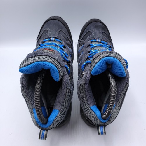 Karrimor Mount Mid Outdoor Shoe Youth Boys Size J5 K094033-CCB Gray Black Blue - Picture 4 of 9