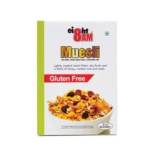 8AM Muesli 425g | Gluten Free Breakfast Cereal | Dry Fruits, Nuts, Seeds