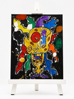 ''Mental Static| Original Abstract painting| Contemporary Expressionist, Unframed