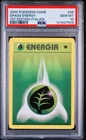 POKEMON PSA 10 GRASS ENERGY 99/102 BASE SET 1st FIRST EDITION ITALIAN LOW POP