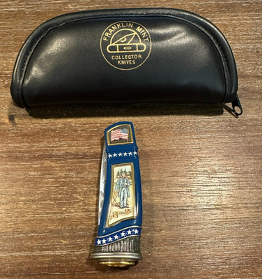 Franklin Mint US Grant the Siege of Vicksburg Mississippi Collector's Knife