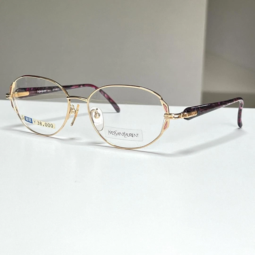 Yves Saint Laurent 30 0035 GP Eyeglasses 56□16 138 Made in Japan vintage YSL NEW