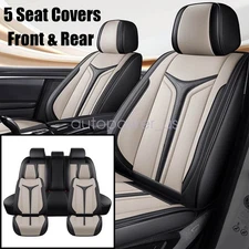 For KIA Sorento 2007-2021 Car Seat Cover Full Set Leather 5-Seat Front & Rear