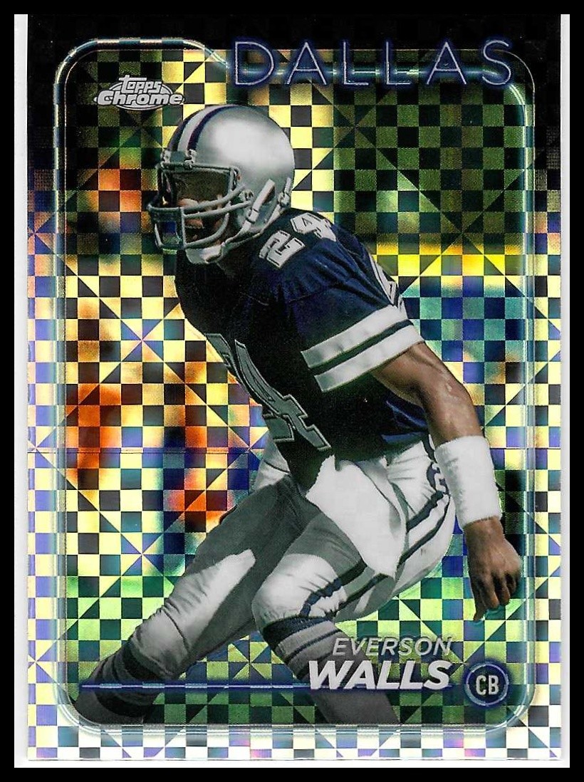 2024 Topps Chrome #55 Everson Walls X-Fractor