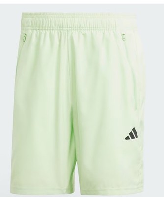 Adidas Train Essentials Woven Training Shorts GREEN SPARK LIGHTWEIGHT Sz XXL