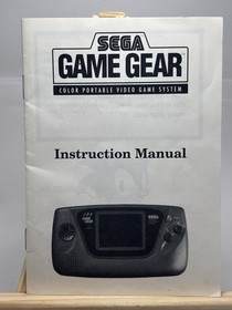 Sega Game Gear Console (Powers On, No Display) w/ Manual, Charger, Warranty Card