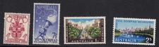 AUSTRALIAN PRE DECIMAL - 1956 XVIth MELBOURNE OLYMPIC GAMES COMPLETE MNH