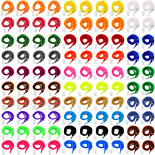 100 Pieces Magic Worm Toys Wiggly Twisty Fuzzy Worm Toys Carnival Party Favors,