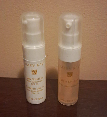 Mary Kay TimeWise Day Solution SPF 15 Face Set w/ Night Solution, 0.17 fl oz