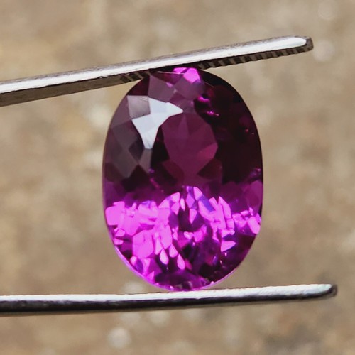 15.10 CT Natural Ceylon Padparadscha Sapphire Gemstone Oval Shape Certified L294