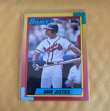 Topps 1989 Traded Dave Justice Rookie #48T Atlanta Braves MLB Baseball Card. rookie card picture
