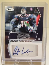 2019 Sage Hit Premier Draft - Rookie Autographs Dexter Wright #A84 Black (AU,...