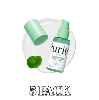 PURITO Centella Unscented Serum Ampoule, Soothing, Calming PACK OF 5