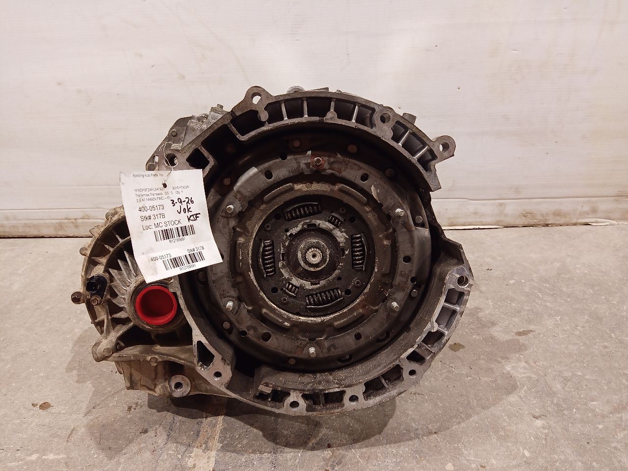 FWD Automatic Transmission from 2015 Ford Focus 2.0L 12789891