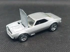 Vintage 1982 Hot Wheels ’67 Camaro Metallic Silver With Opening hood