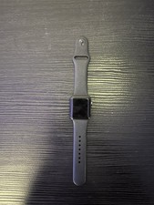 Apple Watch Series 3 38mm Black Silicone Band