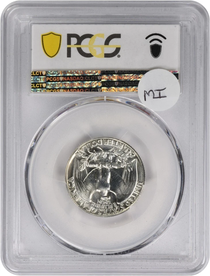 1950 Washington Quarter PR66 PCGS - Image 2 of 2