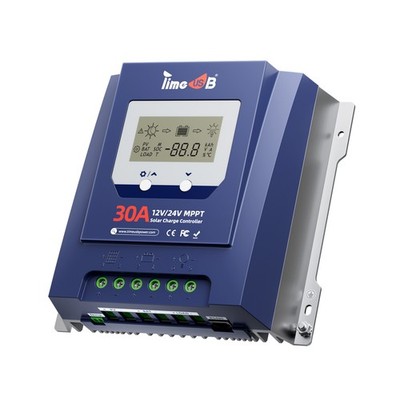 Timeusb 12 / 24V 30A MPPT Laderegler Smart Auto DC Input Solarladeregler mit LCD