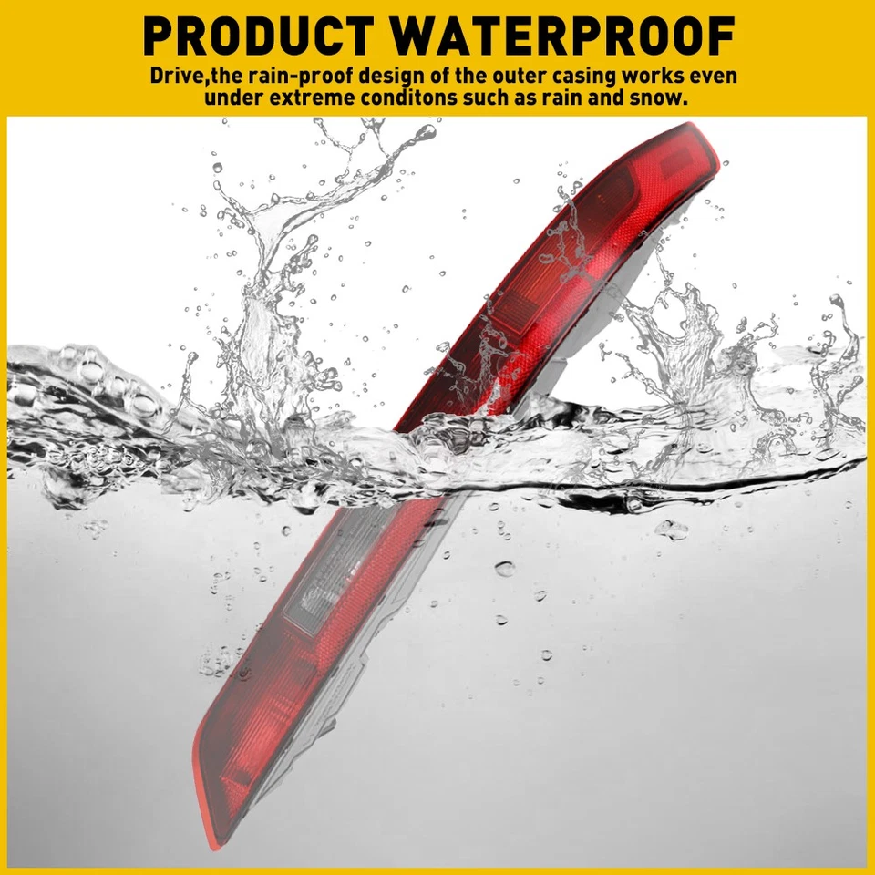 Reflector de luz trasera inferior parachoques lateral izquierdo AUXITO para Audi Q5 2018-21 Foto 4 de 4