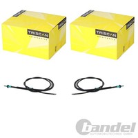 2X Triscan Handbremsseil Hinten Beidseitig Passend FüR Dacia Logan Renault Logan