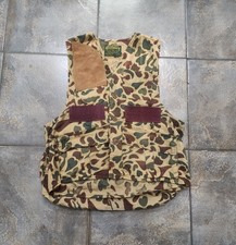Vintage Hunter's Choice Men's Medium Duck Camo Game Pouch Bird Hunting Vest
