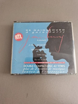 Serge Gainsbourg : De Gainsbourg A Gainsbarre Best Of 42Titres - 2Cd  - Photo 1/4