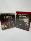 Fallout New Vegas & Fallout 3 GOTY PS3 PlayStation 3 Tested Complete Lot