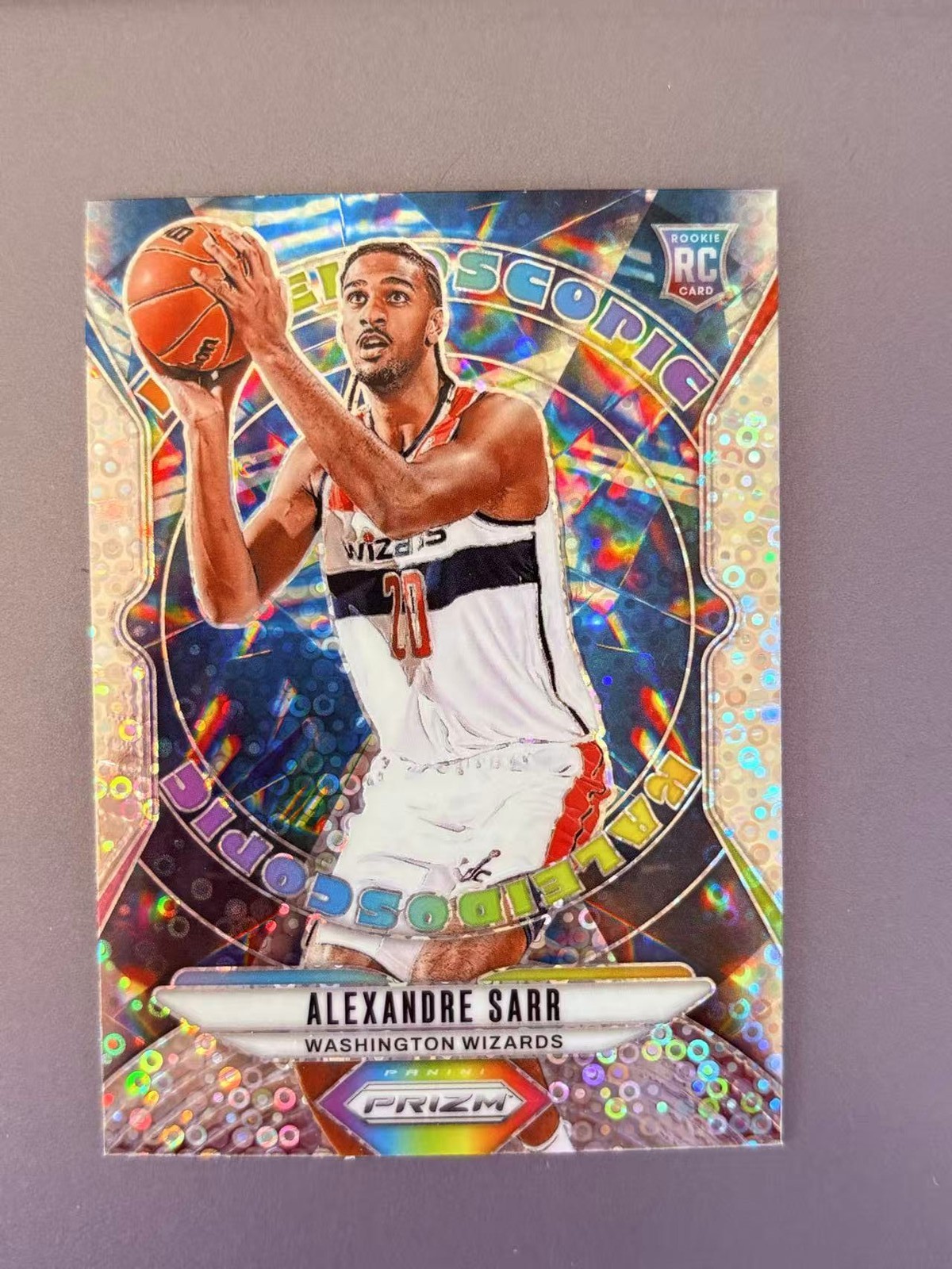 Alexandre Sarr 2024-25 Panini Prizm Basketball RC Fast Break Kaleidoscopic[dyf16