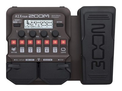 Zoom A1X FOUR Acoustic Instrument Multi-Effects Pedal for Guitar, Violin, Sax...