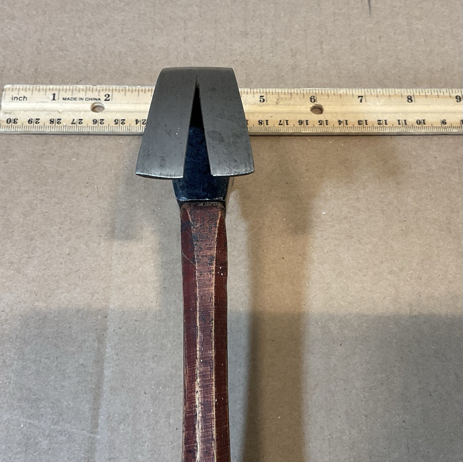 Vintage Plumb 16 Oz Claw Hammer Autograft Handle CRACKED HANDLE