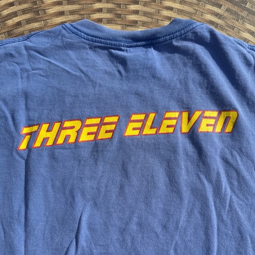 Camisa Gráfica Vintage Años 90 311 Three Eleven Superman Logo Delantera Trasera XL AAA Azul - Imagen 4 de 16
