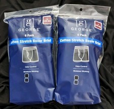 Bundle 2 Pks of 6 Men's Boxer Briefs Sz S