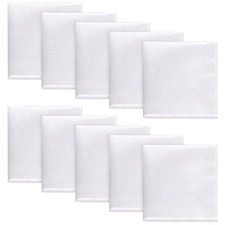 10 Pcs Pocket Squares for Men Squares Pocket Suit Handkerchief for Groomsmen ...