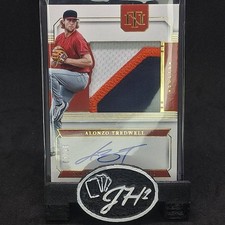 2024 Panini National Treasures Alonzo Tredwell Auto Patch JerseyRelic /49 Astros