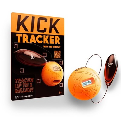 Smart Ball 1002 Kick Tracker Keepie Uppie Counter Orange Small