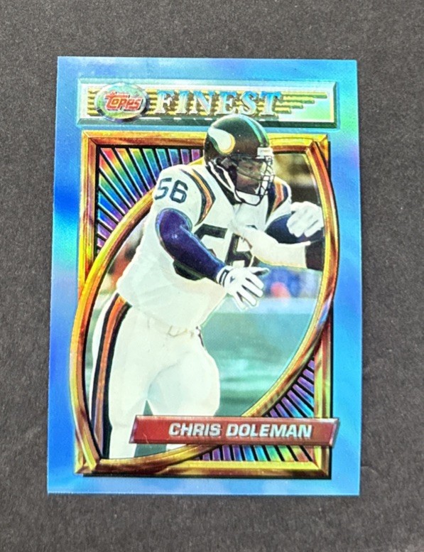 1994 Topps Finest CHRIS DOLEMAN Refractor #32